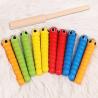 Buy cheap Wooden Bug Catching Game 5 Worms 1 Wooden Toys Accessories Montessori Educational Toys from wholesalers