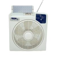 Buy cheap Household Indoor Box Fan 12V Solar Rechargeable 1200rpm Rotate Speed product
