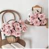 Buy cheap Artificial silk rose bouquet wedding decoration from wholesalers