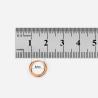 Buy cheap Simply Rose Gold 8mm Hinged Huggie Small Hoop Stainless Steel Earrings For Graduation from wholesalers