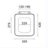 Buy cheap White Plastic Soft Close Toilet Seat Cover For Indian Commode from wholesalers