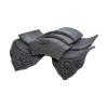 Buy cheap Traditional Residential Synthetic Antique Chinese roof tiles unglazed matt from wholesalers