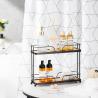 Buy cheap Silver Metal 2 Tier Bathroom Shower Caddy Organizer For Neat Organization from wholesalers