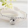 Buy cheap 5mm Sterling Silver Beads Bracelet with 925 Silver Cat Charm 6.5 inches (B120703) from wholesalers