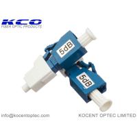 Buy cheap Male To Female Lc Attenuator Fixed 5dB Blue LC UPC Single Mode product