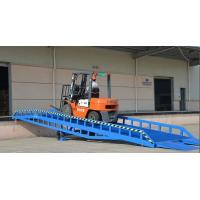 Buy cheap 8 ton capacity china hydraulic mobile dock yard ramp for forklift product