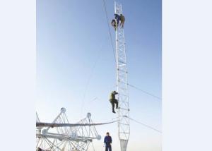 China Stable Performance Guyed Lattice Tower Multi Circuit Transmission Tower on sale