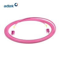 Buy cheap Duplex OM4 Fiber Optic Patch Cord For Telecom Network LC-LC/UPC 50/125um product