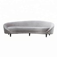 Buy cheap White Fabric Modern Living Room Couches With Solid Wood Frame product