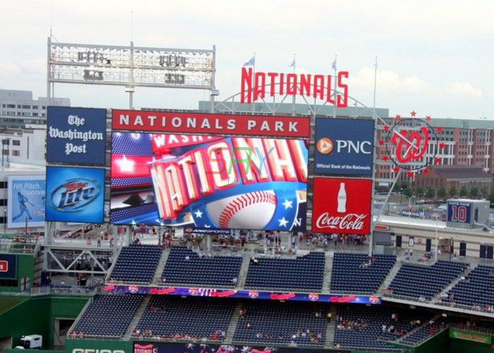P4mm Outdoor Full Color LED Display / LED Video Wall Advertising Ultra Bright