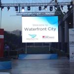 Frontage Lighting Outdoor Advertising LED Display SMD2525 For Commercial Videos