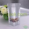 Buy cheap Air Proof Kraft Stand Up Rice Paper Bags Bottom Sealing 7mm With Clear Window from wholesalers