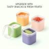 Buy cheap Custom 4 Pack Food Safe Silicone Small Lunch Snack Sauce Cups Containers With Lids from wholesalers
