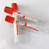 Buy cheap Medical PET Glass Red Top Blood Collection Tubes No Additive 1ML-10ML from wholesalers