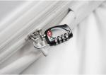 Zinc Alloy TSA 4-digital travel lock& Fashion Design black Tsa Luggage Lock& 69