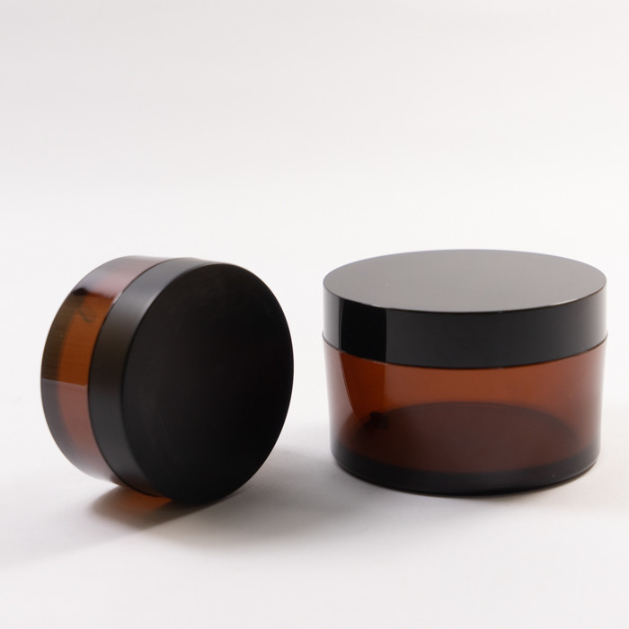 Recycled Single Wall 30g PCR PET Plastic Jars With Lid