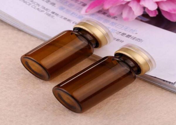 Buy cheap Clear Brown 10ml Glass Vials With Caps And Stoppers For The Steroides Inejction Oil from wholesalers