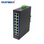 Outdoor Industrial Ethernet Switch 16*10/100/1000Mbps RJ45 Ports Gigabit Din