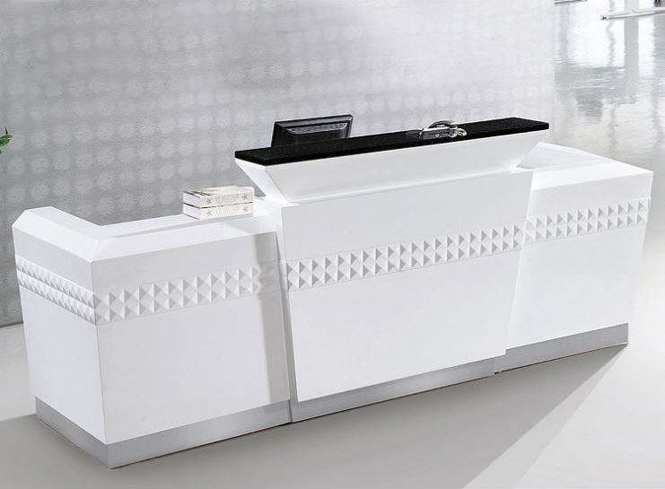 New Design Popular Luxury Minimalist Marble Reception Desk for Office Front Desks