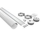 SMD2835 IP69k 40W 160LPW LED Tri Proof Light For Animal Farm