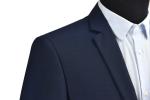 Navy Blue Tailored Suit Top Rank Workmanship Navy Breastpocket Outside