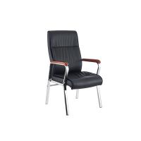 Buy cheap Double Plush Black Guest 107cm Office Staff Chairs product