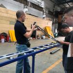 0.7-1.2 Mm Roller Shutter Salt Door Machine Door Roll Machine With Perforated