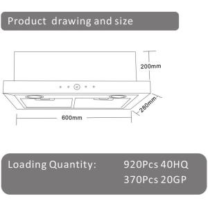 Buy cheap Kitchen Vent Stainless Steel 90cm Cooker Hood With Led Lights from wholesalers