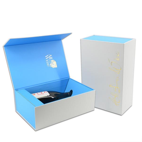 Buy cheap Magnetic Wine Cardboard Gift Box Packaging Recycled Ultralight from wholesalers