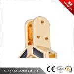 Fancy black 26.3*52.25mm square zinc alloy metal accessories