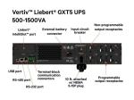 Vertiv Liebert GXT5-1000LVRT2UXL Pure Sine Wave 500VA 750VA 1KVA 1500VA 2KVA