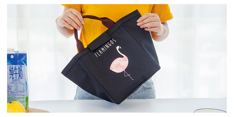 Unisex Oxford H23Cm Thermal Lunch Bag For School