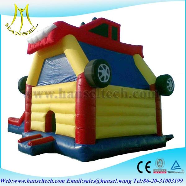 Buy cheap Hansel popular car kids jumping castle for entertainment from wholesalers