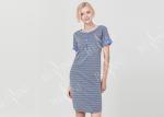 Comfortable Women'S Short Sleeve Nightgowns , Ladies Night Sleeping Dress