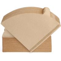 Buy cheap Natural Unbleached Cone Coffee Filter Paper For Beverage product