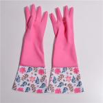 Household Extra Long Sleeve Rubber Gloves For Kitchen Dishwashing