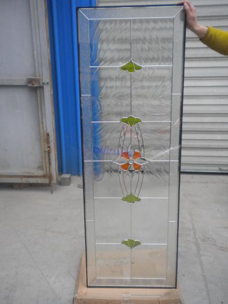 Buy cheap Patterned Summer Flowers Design Decorative Windows Door Glass Insert from wholesalers
