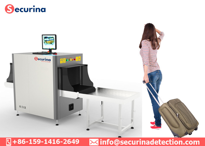 60x40cm Tunnel X Ray Television Introscope Airport X Ray Baggage Scanners