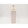 Buy cheap 500ml Custom Cosmetic Bottles Pink Square Spray Bottle Recyclable Materials from wholesalers