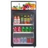 Buy cheap 125L New Design Single Glass Door ABS Inner Saving-engergy Fan Cooling Portable Display Fridge / Beverage Showcase from wholesalers
