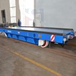 Electric Customized 30 Tons Rail Transport Flat Trolley Apply For Painting