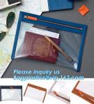Eco-friendly promotion gifts PVC colorful passport bag,Clear Passport Bag and ID