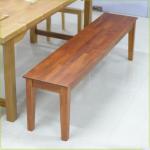 French Style 160cm Long Mahogany Solid Wood Dining Bench