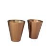 Buy cheap Luxury outdoor golden flower planter large round garden flower pots from wholesalers