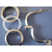 Buy cheap Stainless Steel Heavy Hoop Pipe Connector Clamp , 0.7 Mm - 2.0mm Galvanized Pipe product