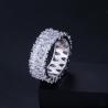 Buy cheap Hot Sale Rainbow CZ Ring For Women Fashion Engagement Wedding Ring Top Quality Charm Ring Jewelry from wholesalers