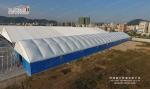 Industrial Warehouse Tent ABS Sidewall Thermo White Roof For Outdoor Building