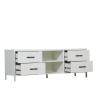 Buy cheap Home Living Room Furniture H595mm Steel TV Stand Cabinet Knock Down Structure from wholesalers