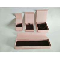 Buy cheap Natural Color Jewelry Paper Boxes Flip Top Bangle Storage With Magnetic Catch product