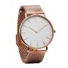 Buy cheap Rose Gold Mens Stainless Steel Watches Singapore Movement Quartz Sr626sw from wholesalers